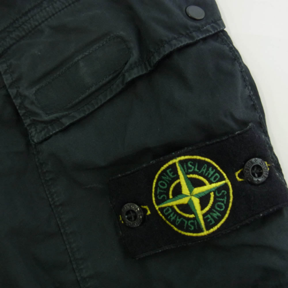 STONE ISLAND ストーンアイランド 74153103 CARGO JOGGER PANT カーゴ ジョガー パンツ ブラック系 W28【中古】