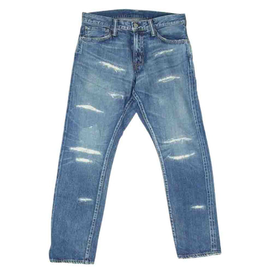 SEQUEL シークエル 22AW SQ-22AW-PT-07 DAMAGE DENIM ダメージ デニム パンツ インディゴブルー系 S【美品】【中古】