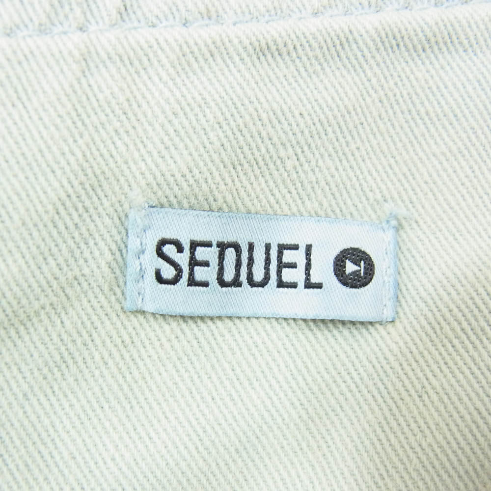 SEQUEL シークエル 22AW SQ-22AW-PT-07 DAMAGE DENIM ダメージ デニム