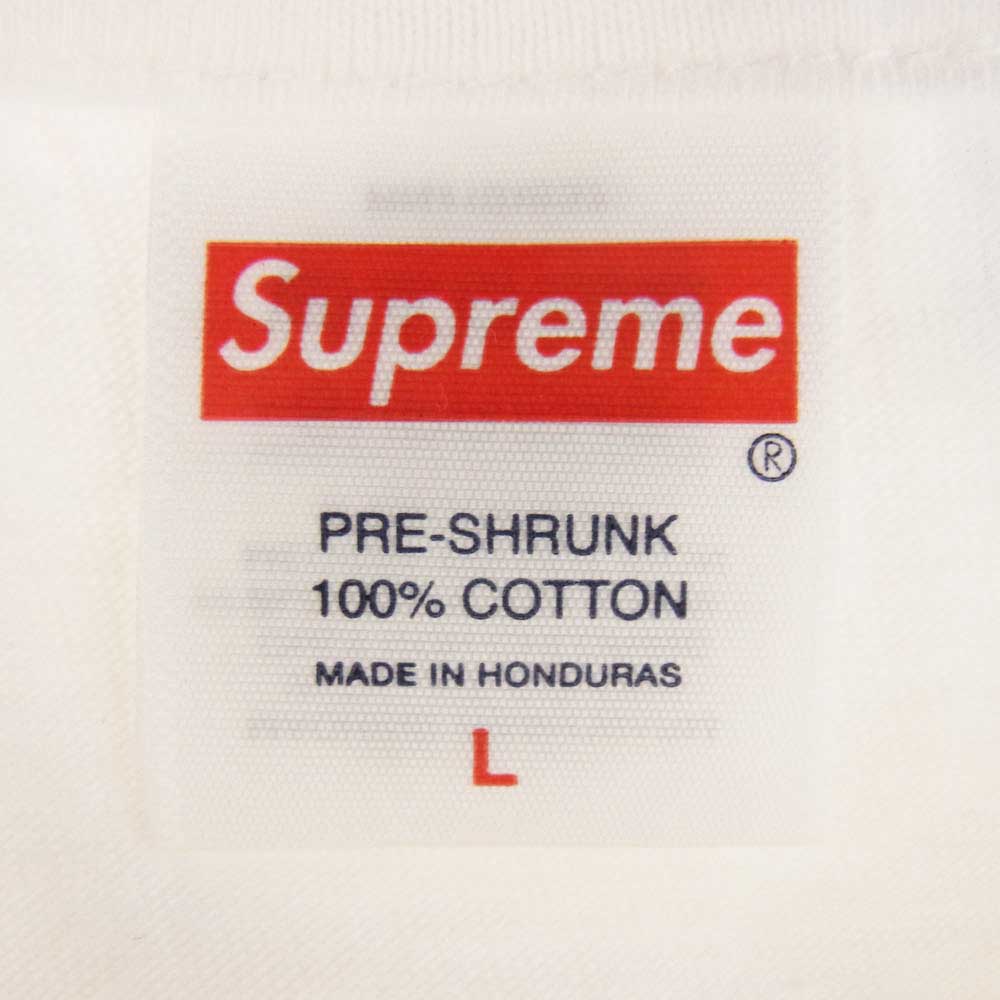 Supreme シュプリーム 25SS painted tee ペイント Tシャツ ホワイト系 L【新古品】【未使用】【中古】