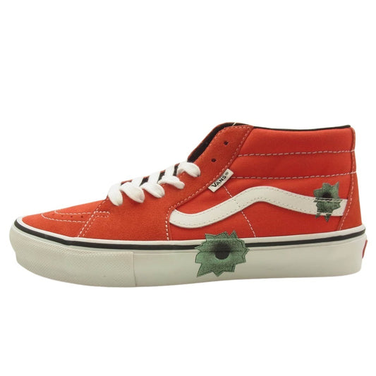 Supreme シュプリーム 25SS Nate Lowman x Skate Grosso Mid Red ネイトロウマン バンズ スケートグロッソ ミッド スニーカー レッド系 27.5cm【新古品】【未使用】【中古】