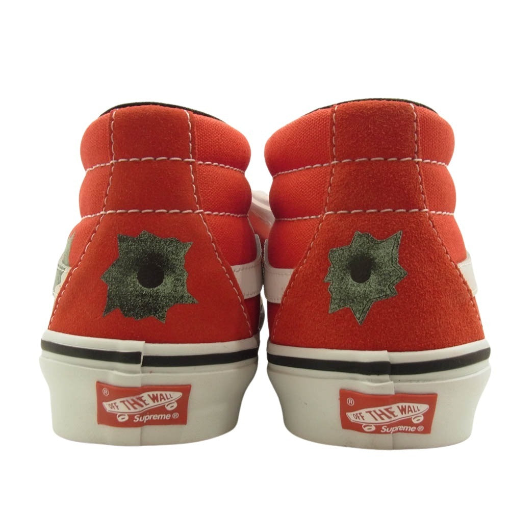 Supreme シュプリーム 25SS Nate Lowman x Skate Grosso Mid Red ネイトロウマン バンズ スケートグロッソ ミッド スニーカー レッド系 27.5cm【新古品】【未使用】【中古】