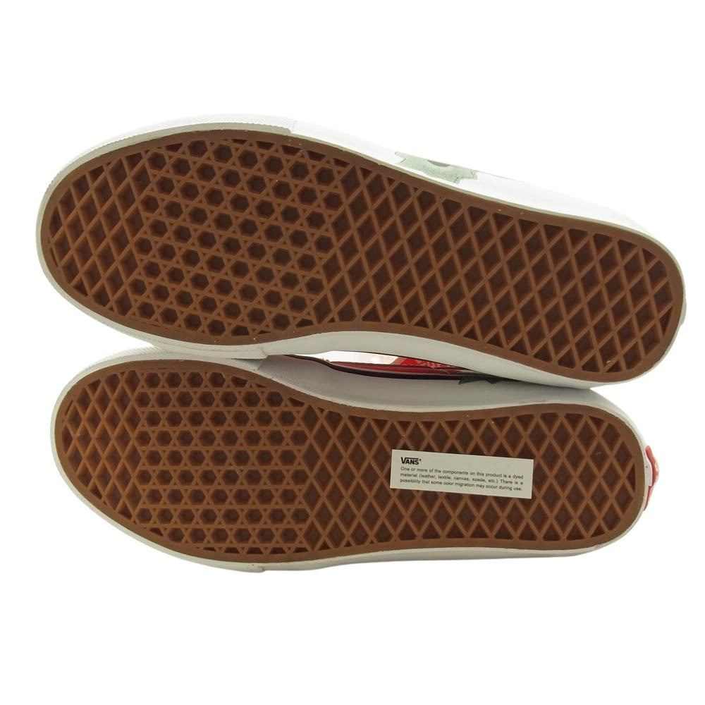 Supreme シュプリーム 25SS Nate Lowman x Skate Grosso Mid Red ネイトロウマン バンズ スケートグロッソ ミッド スニーカー レッド系 27.5cm【新古品】【未使用】【中古】