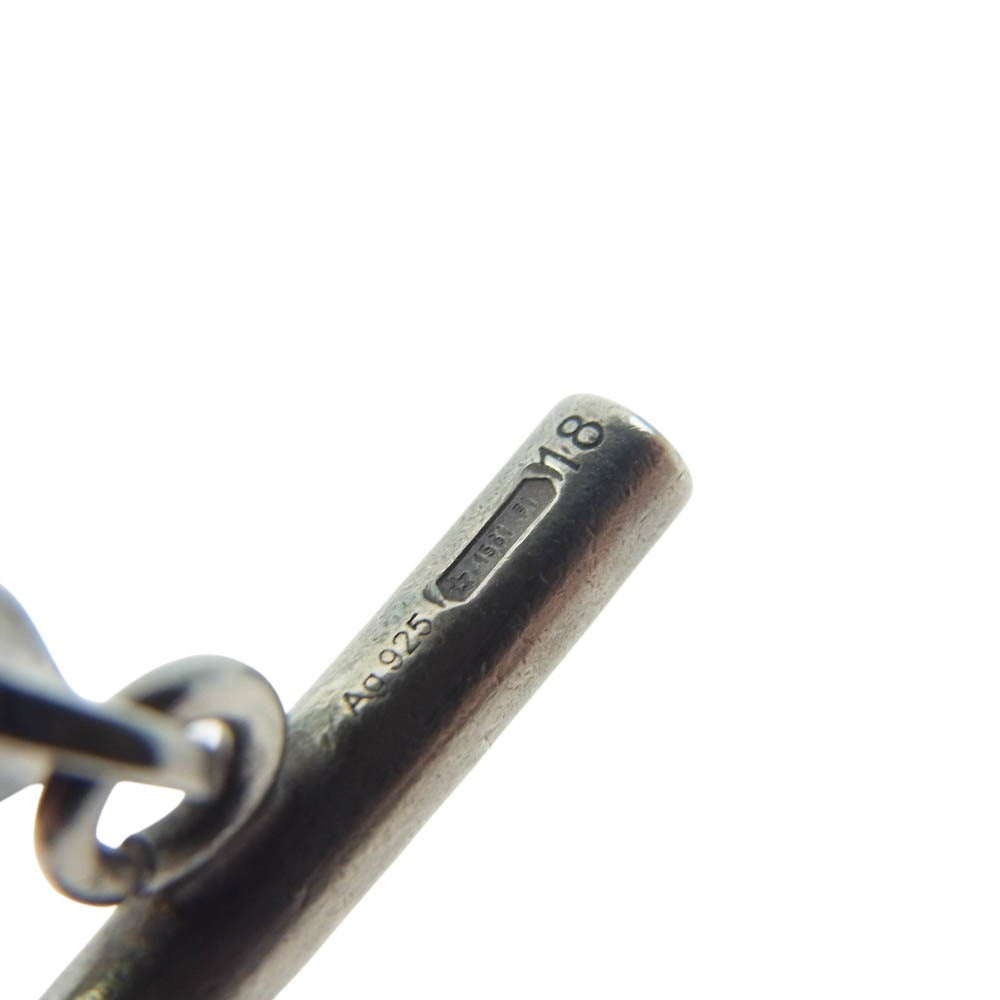 GUCCI グッチ Tバー レザー 3連 ブレスレット ブラック系【中古】