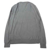 MONCLER モンクレール 510919143900 91027 MAGLIA TRICOT SCOLLO A V トリコロール Vネック ウール ロゴワッペン セーター グレー グレー系 XL【中古】