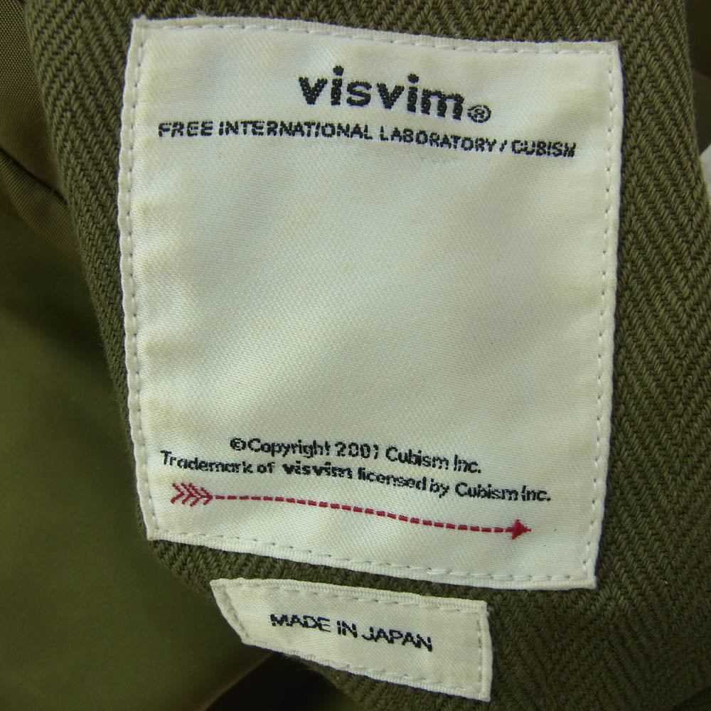 VISVIM ビズビム 19SS 0119105013022 IRIS LINER JKT アイリス ライナー リバーシブル ジャケット カーキ系 3【中古】