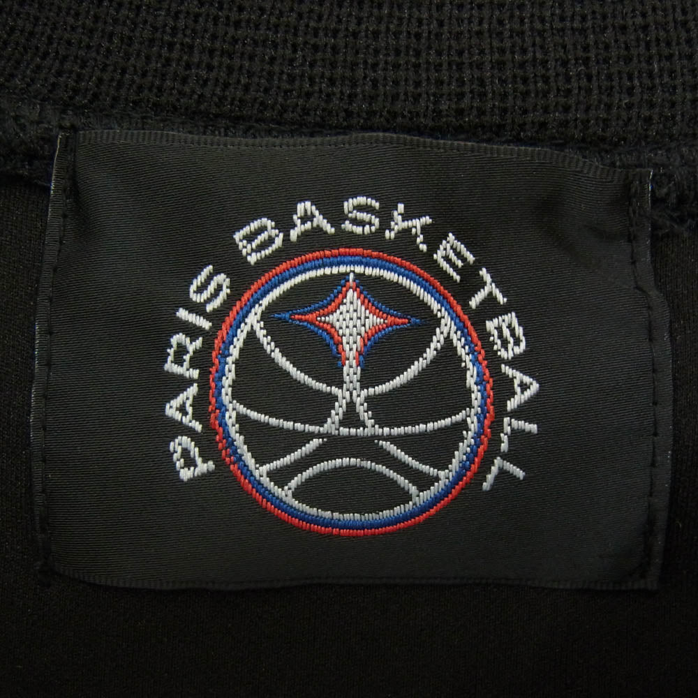 EDIFICE エディフィス PARIS BASKETBALL パリ バスケットボール 別注 ライトジャージー 長袖 ゲームシャツ ブラック系 L【美品】【中古】