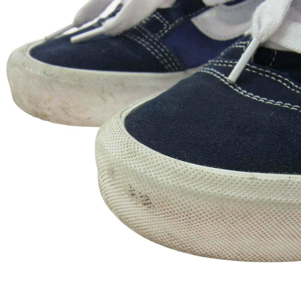 VANS バンズ 721356 KNU SKOOL ニュースクール スウェード ローカット スニーカー ネイビー系 27cm【中古】