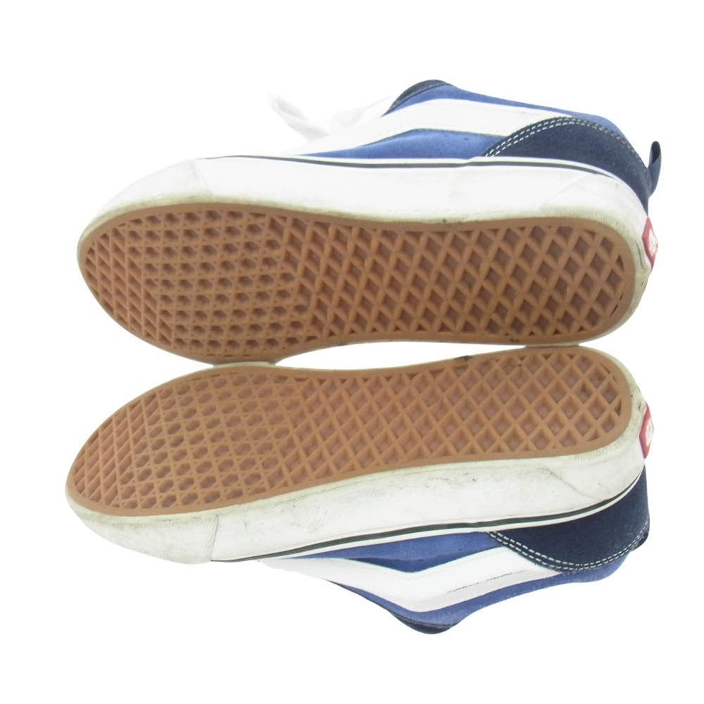 VANS バンズ 721356 KNU SKOOL ニュースクール スウェード ローカット スニーカー ネイビー系 27cm【中古】