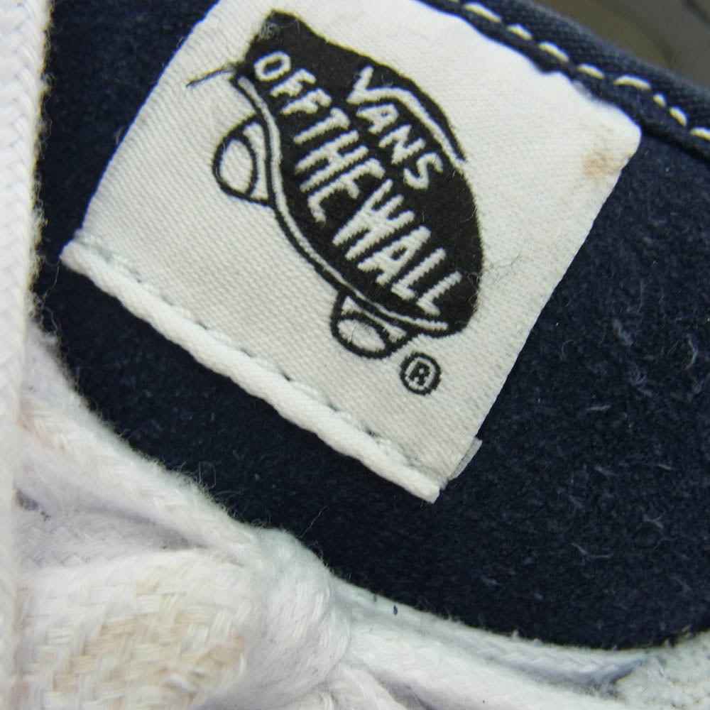 VANS バンズ 721356 KNU SKOOL ニュースクール スウェード ローカット スニーカー ネイビー系 27cm【中古】