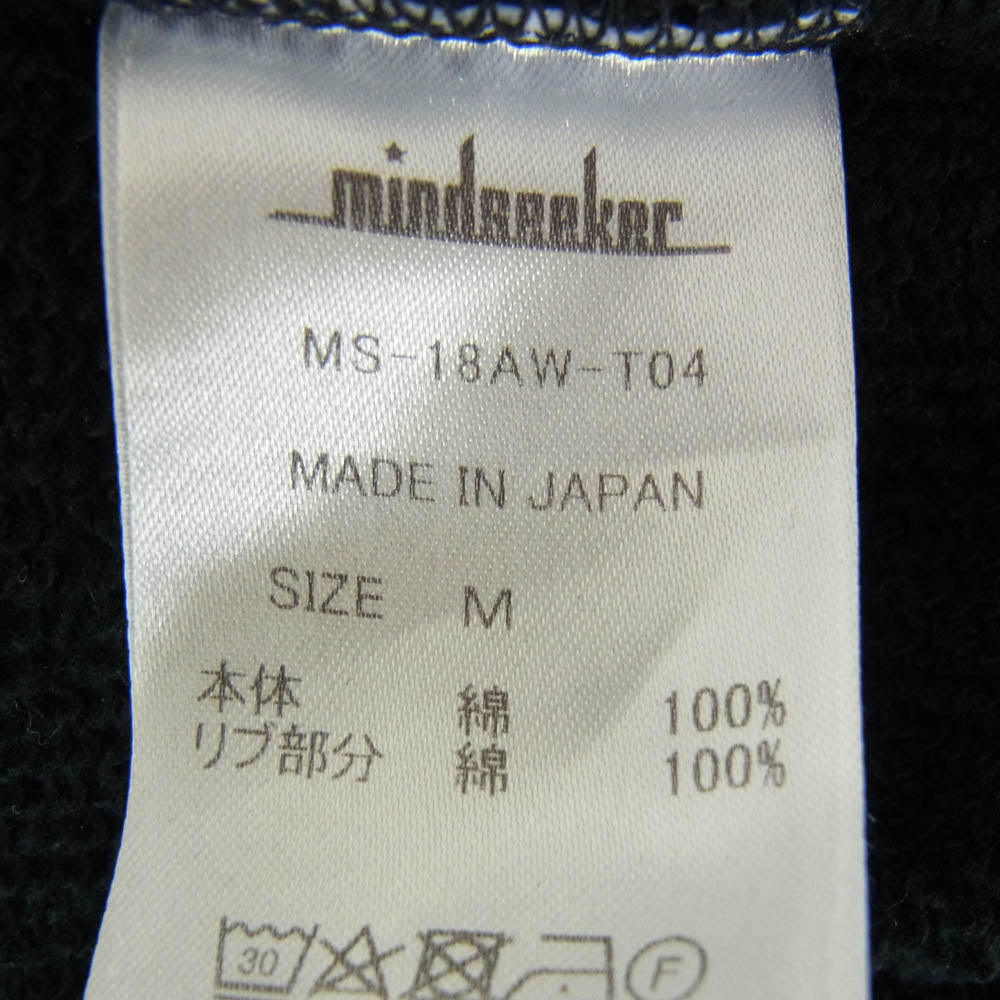 MINDSEEKER マインドシーカー 18AW MS-18AW-T04 Hoodie heavy weight ヘビーウェイト プルオーバー ロゴプリント スウェット パーカー フーディー ブラック系 M【中古】