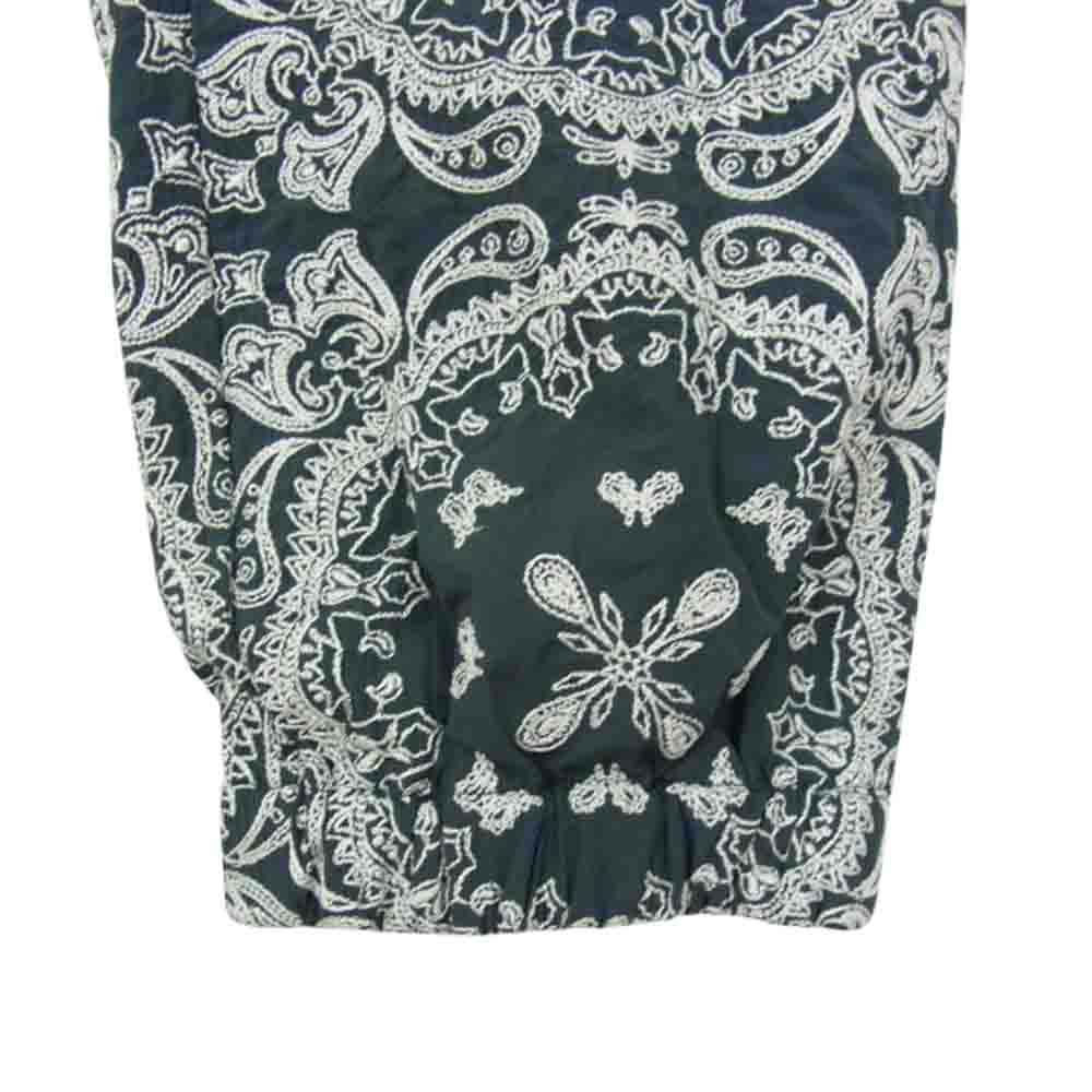 メイヨー 23ＭYF-PT25 PAISLEY EMBROIDERY NYLON LOUNGE PANTS ペイズリー エンブロイダリー ナイロン ラウンジ パンツ ブルー系 M【中古】