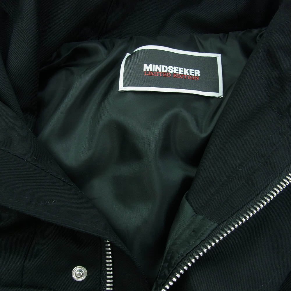 MINDSEEKER マインドシーカー 21ss MSC2-20D-001 DICKIES ディッキーズ リミテッドエディション Oversize Hooded Jacket オーバーサイズ フーデッド ジャケット ブラック系 46【中古】
