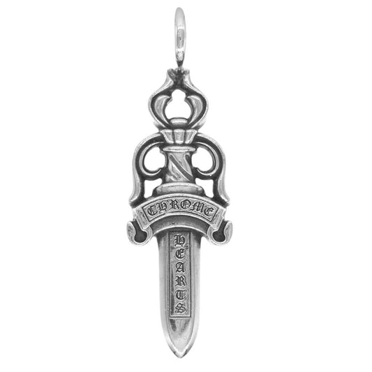 CHROME HEARTS クロムハーツ（原本無） DOUBLE DAGGER ダブルダガー ペンダントトップ シルバー シルバー系【中古】