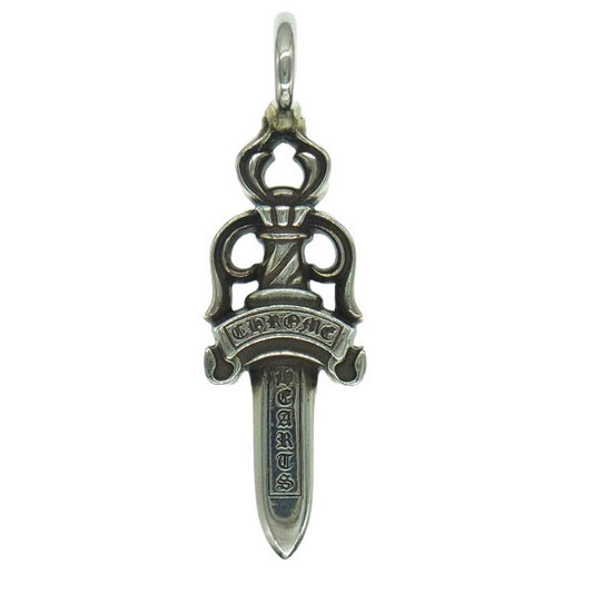CHROME HEARTS クロムハーツ（原本有） DOUBLE DAGGER ダブルダガー ペンダントトップ シルバー シルバー系【中古】