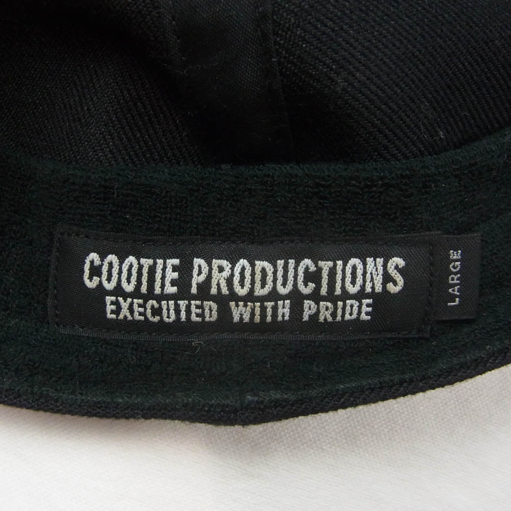 COOTIE クーティー 19SS 6 Panel CAP ロゴ刺繍 キャップ 帽子 ブラック系 L【中古】
