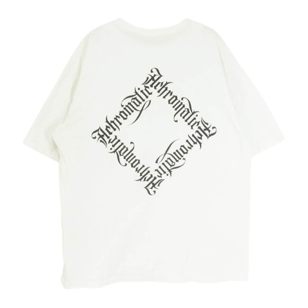 COOTIE クーティー ロゴ クルーネック 丸首 ショートスリーブ 半袖 Tシャツ ホワイト系 L【中古】