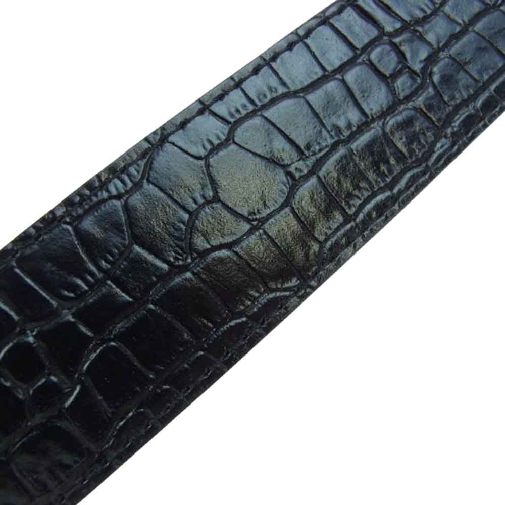 WACKO MARIA ワコマリア WMGP-BL03 LEATHER BELT TYPE-1 レザー ベルト ブラック系 36【新古品】【未使用】【中古】