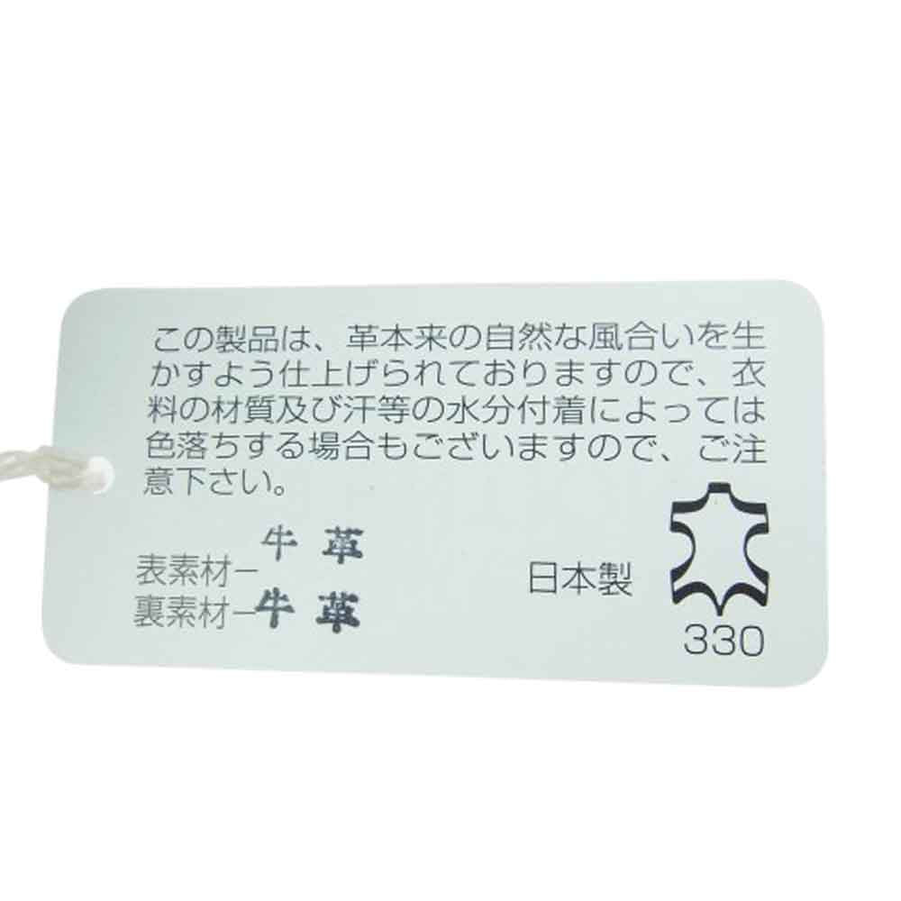 WACKO MARIA ワコマリア WMGP-BL03 LEATHER BELT TYPE-1 レザー ベルト ブラック系 36【新古品】【未使用】【中古】