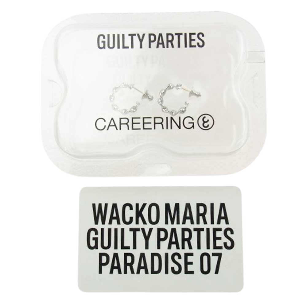 WACKO MARIA ワコマリア WP07R CAREERING PARADISE 07 (SV)  キャリアリング ピアス シルバー系【新古品】【未使用】【中古】
