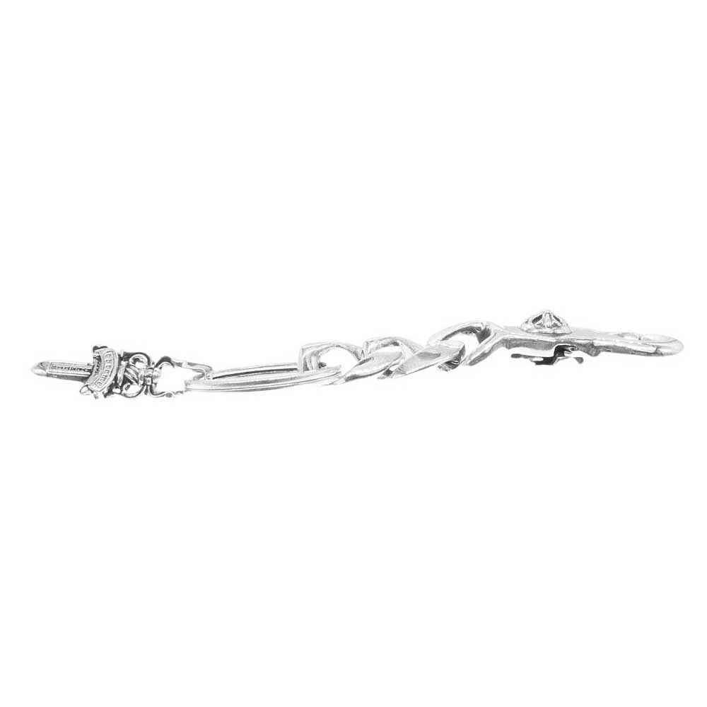 CHROME HEARTS クロムハーツ（原本有） CLIP CHAIN CLSSIC SHT クラシック キーチェーン ショート ダガー クリップ シルバー系【中古】