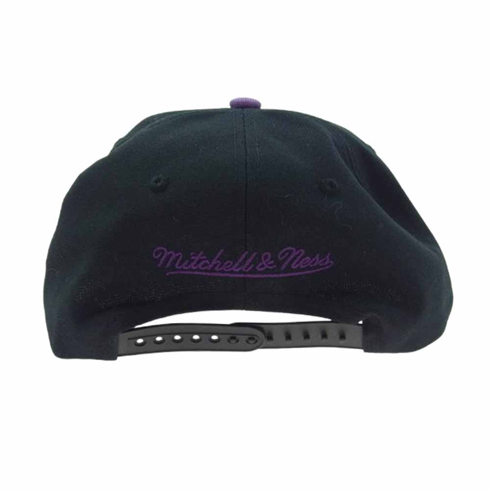 ミッチェル&ネス NBA LOS ANGELES LAKERS SNAPBACK CAP レイカーズ キャップ ブラック系 パープル系【中古】