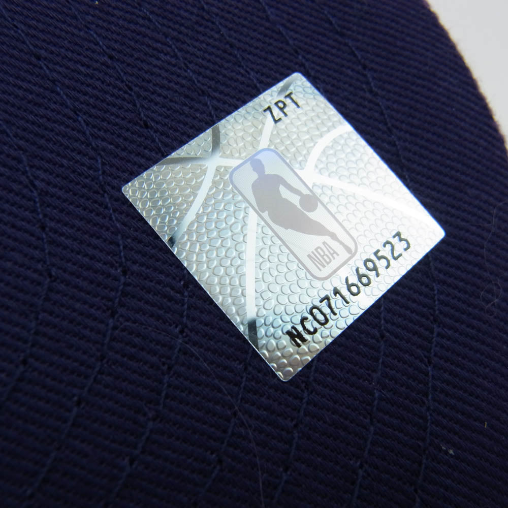 ミッチェル&ネス NBA LOS ANGELES LAKERS SNAPBACK CAP レイカーズ キャップ ブラック系 パープル系【中古】