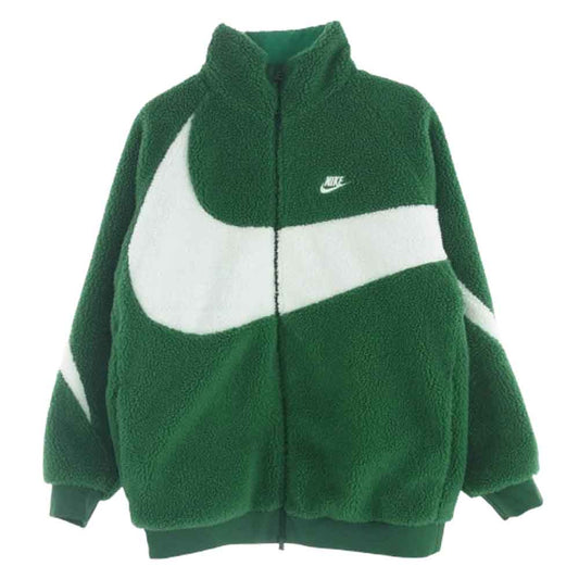 NIKE ナイキ BQ6546-341 Big Swoosh Reversible Boa Jacket ビッグスウッシュ リバーシブル ボア フリース ジャケット グリーン系 XL【中古】