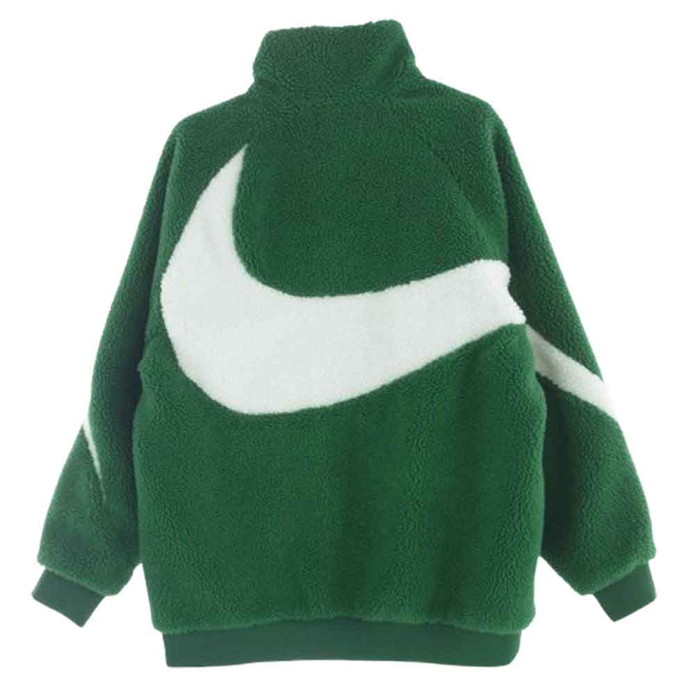 NIKE ナイキ BQ6546-341 Big Swoosh Reversible Boa Jacket ビッグスウッシュ リバーシブル ボア フリース ジャケット グリーン系 XL【中古】