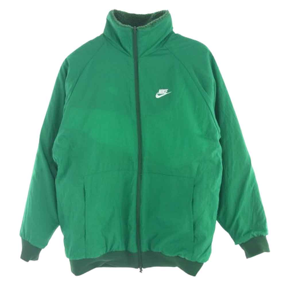 NIKE ナイキ BQ6546-341 Big Swoosh Reversible Boa Jacket ビッグスウッシュ リバーシブル ボア フリース ジャケット グリーン系 XL【中古】