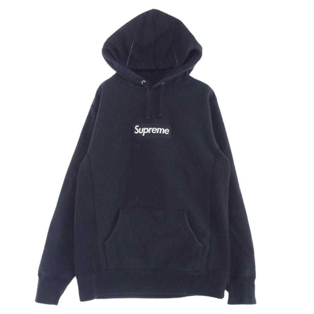 Supreme シュプリーム 16AW Box Logo Hooded Sweatshirt ボックスロゴ スウェット パーカー ブラック系 M【中古】