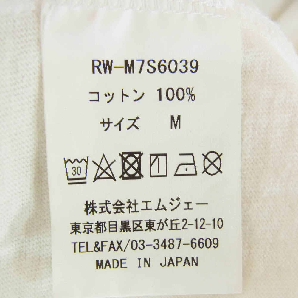 ROTTWEILER ロットワイラー 17SS RW-M7S6039 USED RAGLAN 3/4 TEE ラグランスリーブ Tシャツ グレー系 M【中古】