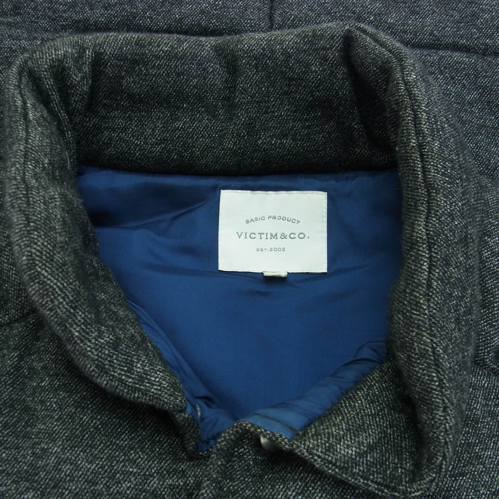 VICTIM ヴィクティム VTM-13-V-129 中綿 ベスト ジャケット グレー系 L【中古】