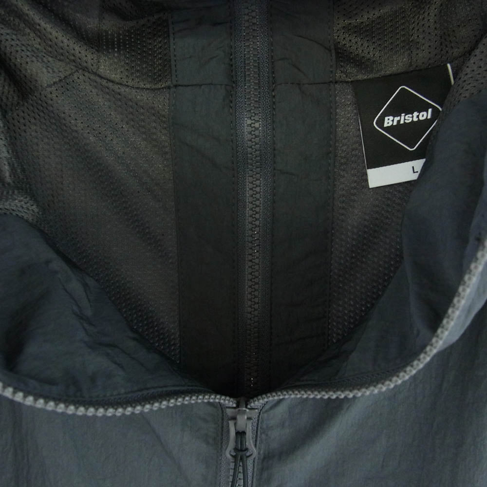 F.C.R.B. エフシーアールビー FCRB-200037 SEPARATE WIDE JACKET セパレート ワイド ナイロン ジャケット グレー系 ブラック系 L【美品】【中古】