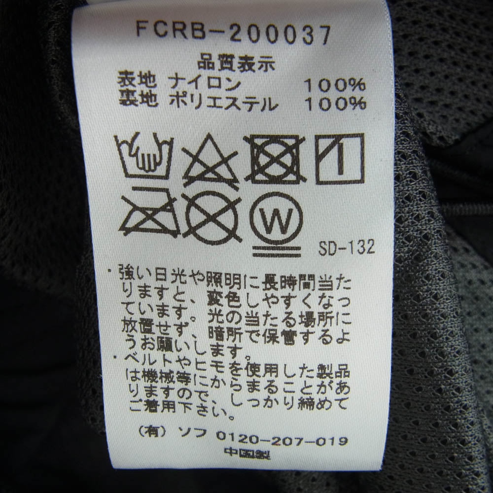F.C.R.B. エフシーアールビー FCRB-200037 SEPARATE WIDE JACKET セパレート ワイド ナイロン ジャケット グレー系 ブラック系 L【美品】【中古】