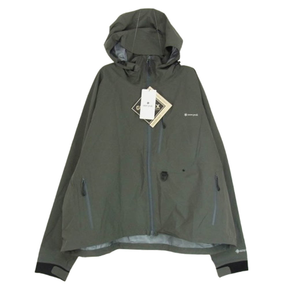 snowpeak スノーピーク SPF-JK-25SU90104012 GORE-TEX ゴアテックス Rain Wading jacket レイン ウェーディング ジャケット グレー系 L【新古品】【未使用】【中古】