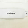 GRAPHPAPER グラフペーパー GM223-50072B Oxford Oversized Band Collar Shirt オックスフォード オーバーサイズド バンドカラー 長袖シャツ ホワイト系 F【中古】
