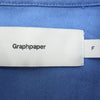 GRAPHPAPER グラフペーパー 23SS GM231-50235B Oxford OVERSIZED BD PULLOVER SHIRT オックスフォード オーバーサイズド ボタンダウン プルオーバー 半袖シャツ ブルー系 F【中古】