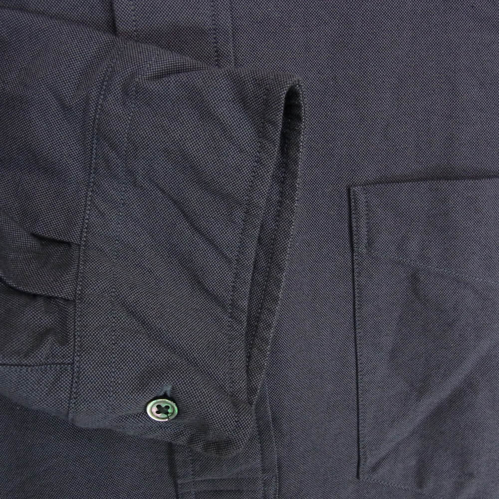 GRAPHPAPER グラフペーパー GM224-50042B OVERSIZED BD PULLOVER SHIRT オーバーサイズ ボタンダウン プルオーバー 長袖シャツ グレー系 F【中古】
