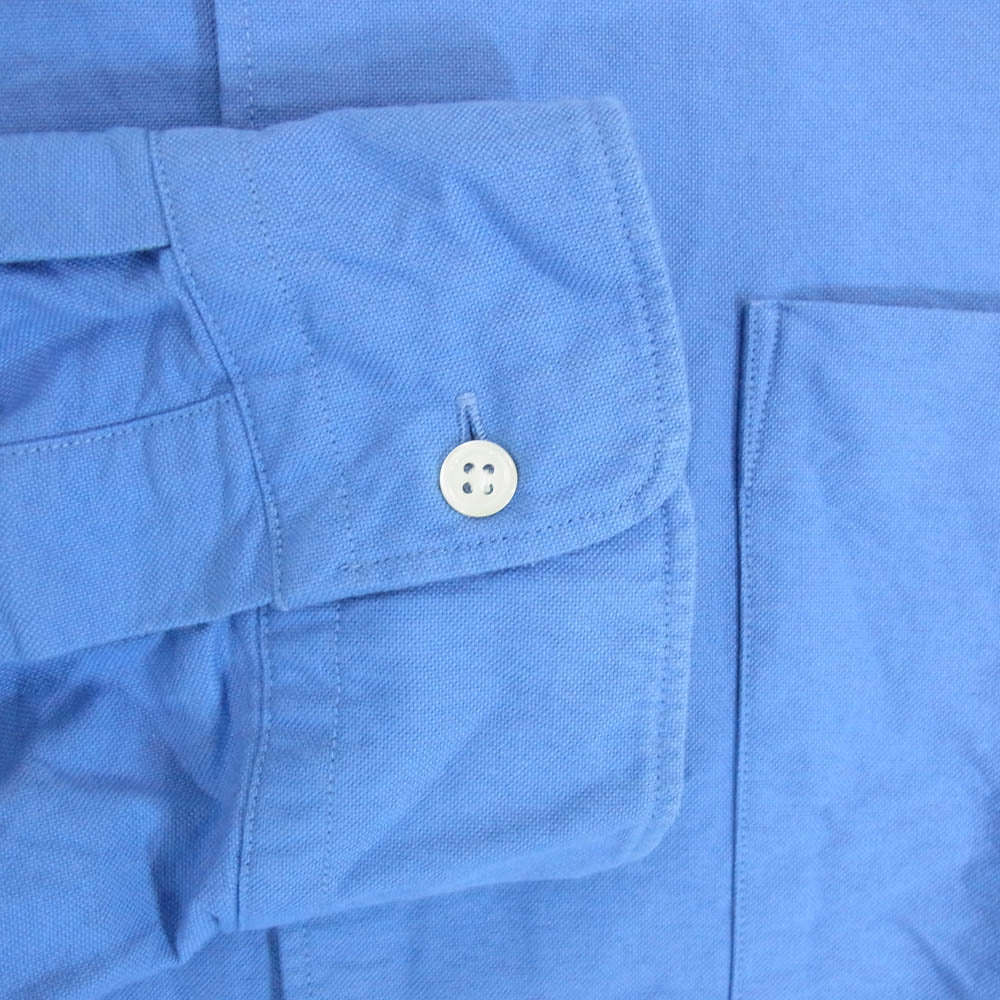 GRAPHPAPER グラフペーパー GM223-50072B Oxford Oversized Band Collar Shirt オックスフォード オーバーサイズド バンドカラー 長袖シャツ ブルー系 F【中古】