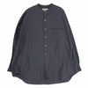 GRAPHPAPER グラフペーパー GM213-50137B Oxford Oversized Band Collar Shirt オックスフォード オーバーサイズド バンドカラー 長袖シャツ グレー チャコール系 F【中古】