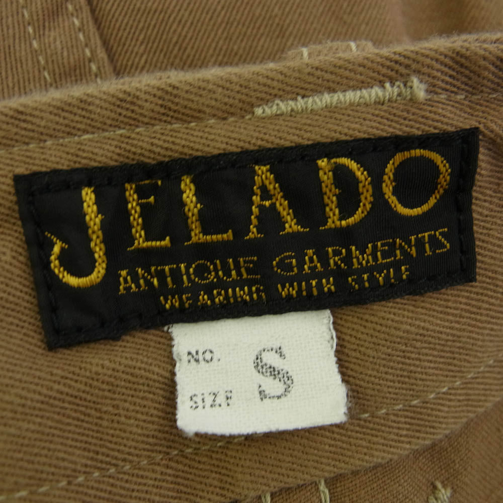JELADO ジェラード AG94341A Khaki Lastresort Chino Cloth チノ トラウザーズ パンツ カーキ系 S【新古品】【未使用】【中古】