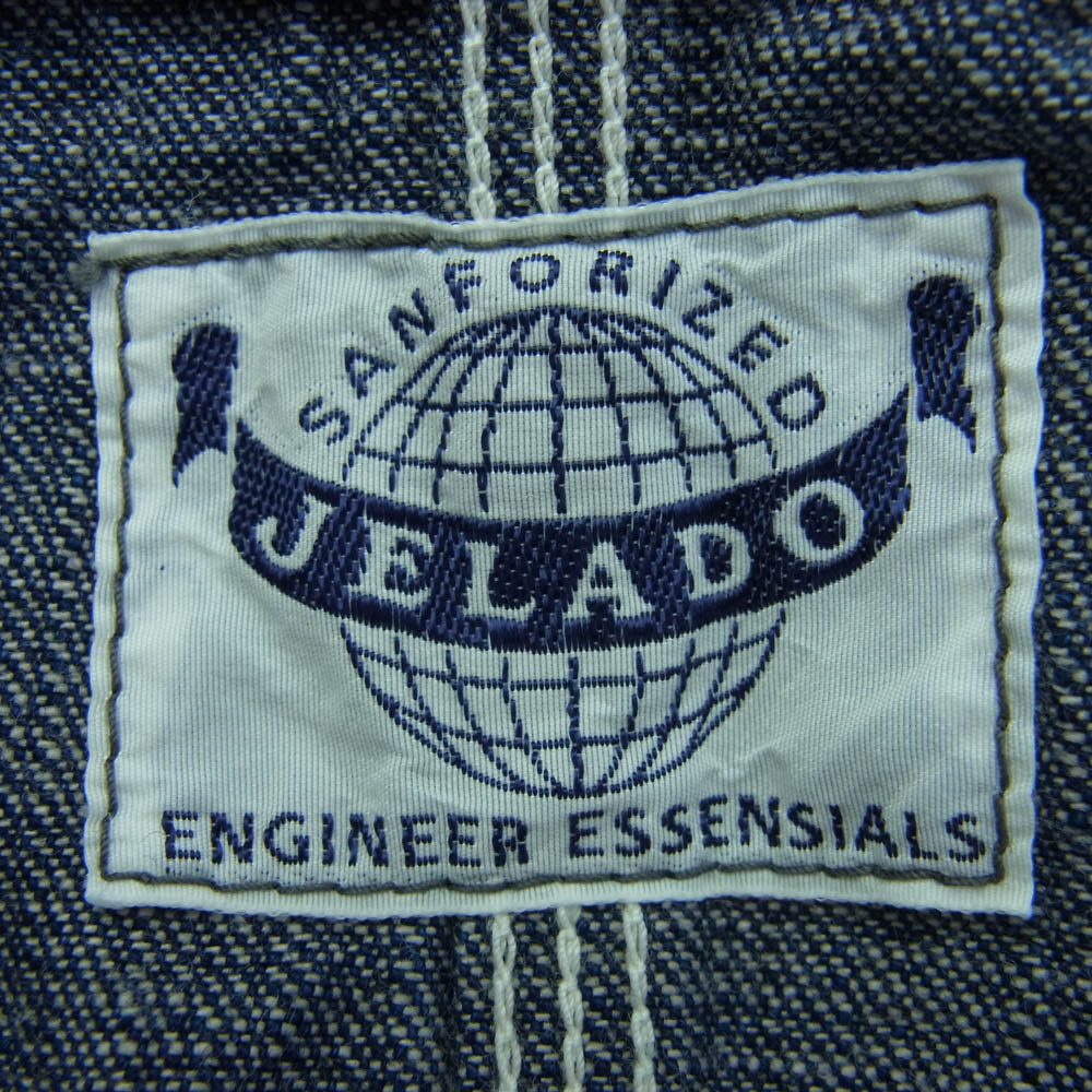JELADO ジェラード 24SS JP94491J 491J Coverall デニム カバーオール ジャケット インディゴブルー系 XL【新古品】【未使用】【中古】