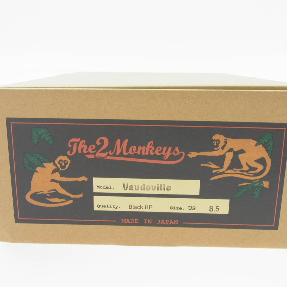 JELADO ジェラード the 2 monkeys ザ トゥーモンキーズ vaudeville ヴォードビル ワーク ブーツ oak brown ブラック ブラック系 42.5【新古品】【未使用】【中古】
