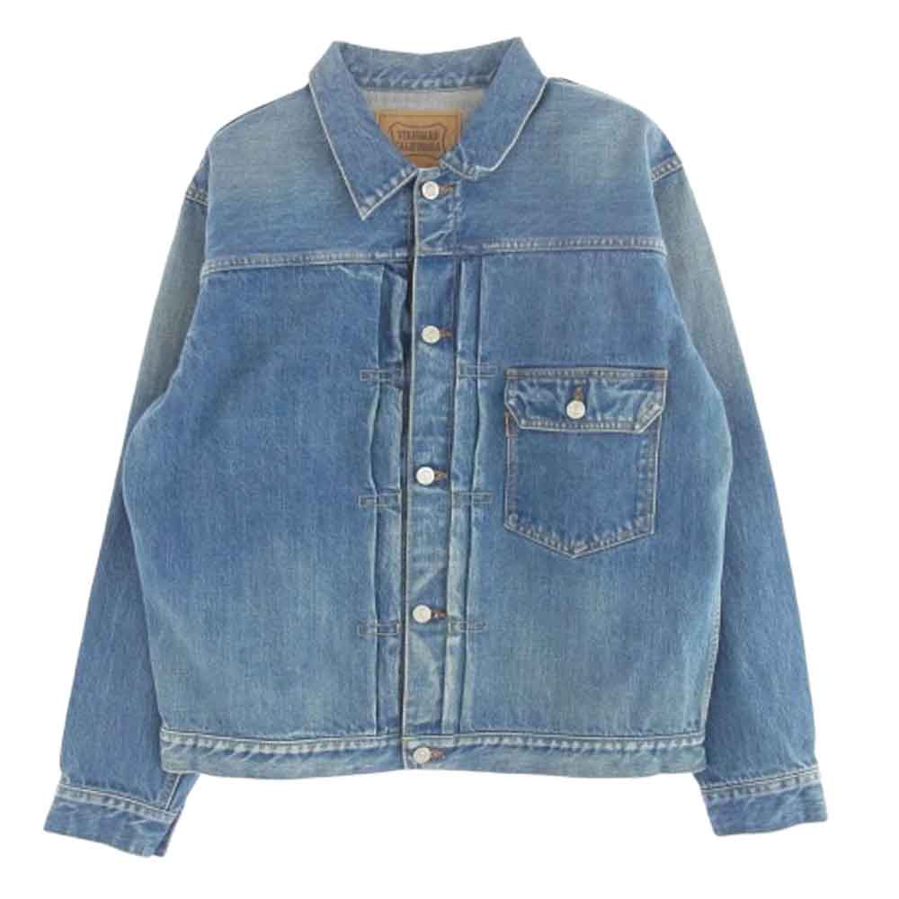 STANDARD CALIFORNIA スタンダードカリフォルニア S996 SD Denim Jacket Vintage Wash 1st タイプ ヴィンテージ ウォッシュ ファースト デニム ジャケット インディゴブルー系 42【極上美品】【中古】
