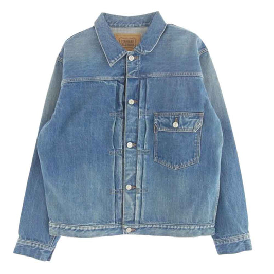 STANDARD CALIFORNIA スタンダードカリフォルニア S996 SD Denim Jacket Vintage Wash 1st タイプ ヴィンテージ ウォッシュ ファースト デニム ジャケット インディゴブルー系 42【極上美品】【中古】