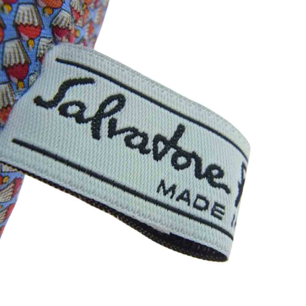 Salvatore Ferragamo サルヴァトーレフェラガモ テディベア キーホルダー ブルー系 ベージュ系【中古】