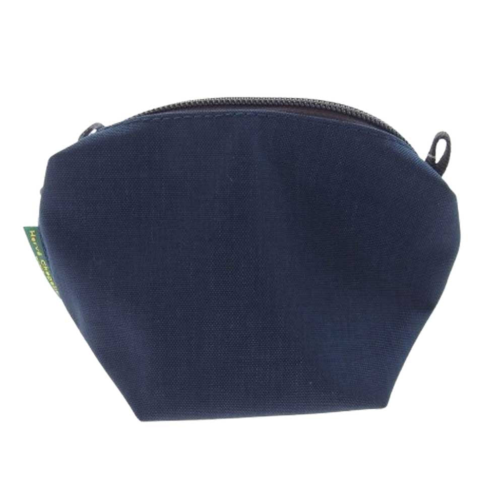 Herve Chapelier エルベ・シャプリエ 9785C ナイロン 舟型 ミニポーチ ネイビー ネイビー系【新古品】【未使用】【中古】