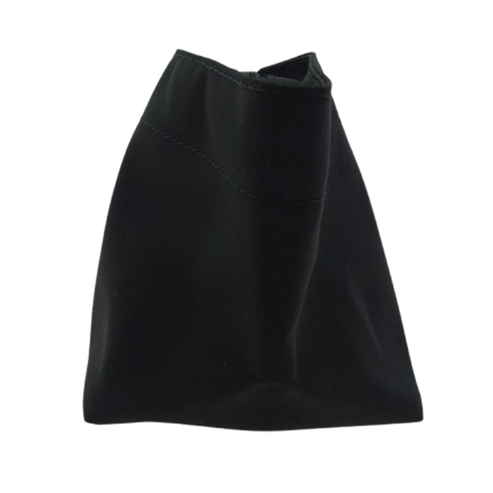 Herve Chapelier エルベ・シャプリエ ナイロン 舟型 ポーチ ブラック ブラック系【新古品】【未使用】【中古】