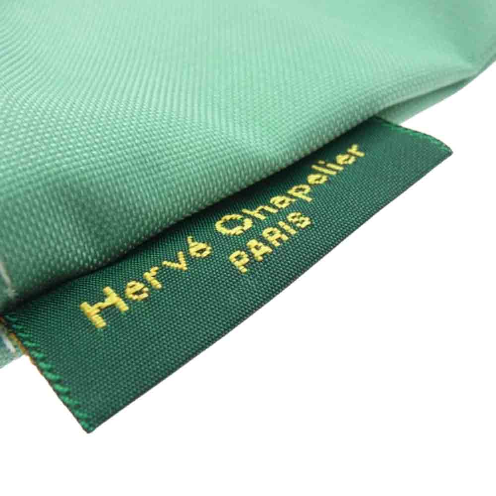 Herve Chapelier エルベ・シャプリエ 351N ナイロン ミニバッグ S グリーン グリーン系【新古品】【未使用】【中古】
